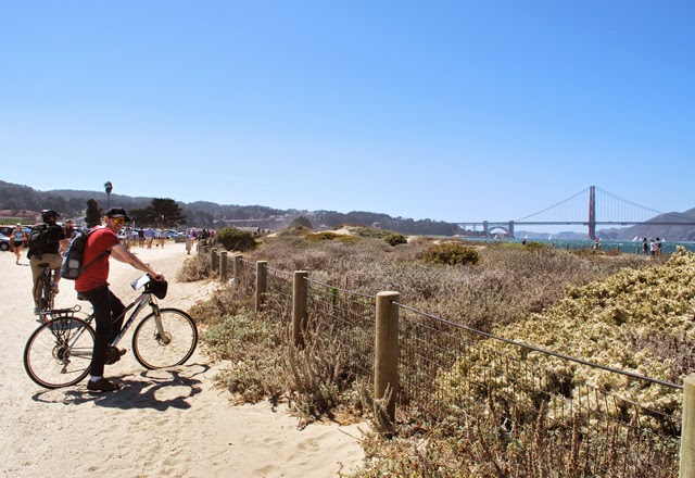 Biking to the Golden Gate Bridge in San Francisco, California | Em Then Now When